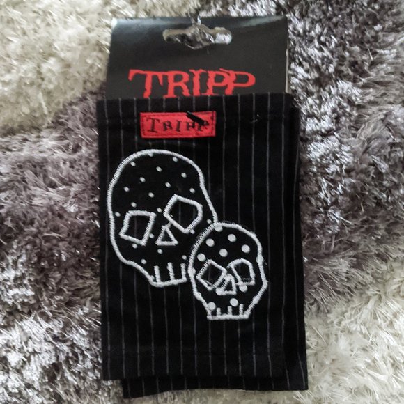 Tripp nyc Accessories - Tripp NYC Goth Punk Skulls Gloves